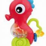 Zenélő csörgő Baby Mix tengeri ló piros - BABY MIX fotó