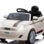 Elektromos autó Milly Mally Fiat 500e fehér - MILLY MALLY fotó