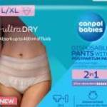 Canpol Babies 2in1 szülés utáni eldobható bugyi ultra nedvszívó szülés utáni betéttel - L/XL méret ( fotó