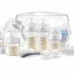 Philips Avent Kézi mellszívó kezdő szett, Natural Response, mikrohullámú sterilizátorral fotó