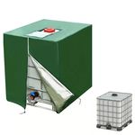 1000L Kültéri IBC víztartály fedél - időjárásálló, porálló és hőálló cipzárral fotó