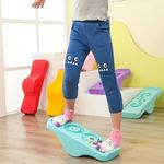 Egyensúlytábla, egyszemélyes libikóka kék - műanyag fotó