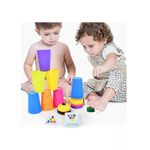 Montessori Toys Stack Cup játék kártyával fotó
