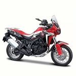 1: 18 méretarányú Honda Africa Twin DCT öntött fém motorkerékpár modell fotó
