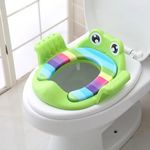 WC szűkítő karfával, zöld fotó