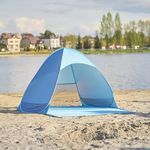 Önmagától felnyíló strand­sátor - UV50+ védelemmel, POP-UP rendszerrel, hordtáskával fotó