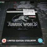 Jurassic : Bukott birodalom(4k-uhd+3D bd+bd)limitált, fémdobozos változat (Black steelbook) fotó