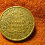 USA 1 cent 1841 szükségpénz, ritka! fotó