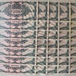 UNIKÁLIS sorszámkövető 1000 Pengő 1945 köteg MNB szalaggal fotó