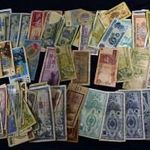 101 DARAB !!! VEGYES EURÓAPI RÉGI PAPÍRPÉNZ BANKJEGY EGYBEN ! fotó