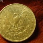 USA nagyméretű ezüst 1 dollár 1879 26.7 gramm 0.900 38.1 mm fotó