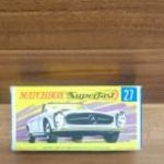 Matchbox Superfast #27 Mercedes 230 SL eredeti doboz fotó