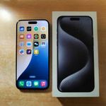 Apple iPhone 15 Pro Max Független Újszerű Blue Apple Garancia ! fotó