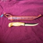 Wood Jewel puukko szénacél kés tőr fotó