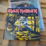 Iron Maiden - Piece of mind CD - dedikált! Steve Harris fotó