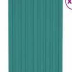 vidaXL 12 db zöld horganyzott acél tetőpanel 80 x 45 cm fotó