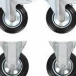vidaXL 4 db görgő 160 mm fotó