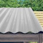 vidaXL 12 db ezüst porszórt acél tetőpanel 100 x 36 cm fotó