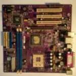 ECS P4VMM2 v8.1 Alaplap socket PGA478B DDR1-533 (2002) teszteletlen fotó