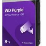 Western Digital 3, 5" 8000GB belső SATAIII 5640RPM 256MB PURPLE WD85PURZ winchester 3 év fotó