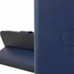 Tok álló, bőr hatású (FLIP, oldalra nyíló, kártyazseb, asztali tartó) SÖTÉTKÉK Samsung Galaxy A54 5G fotó