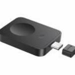 BASEUS MAGPRO asztali töltő Type-C (2.5W, PD gyorstöltő, wireless, Apple Watch töltő) FEKETE fotó