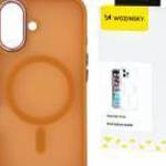 Wozinsky Fashion MagSafe-kompatibilis tok Samsung Galaxy S25 Plus - narancssárga fotó