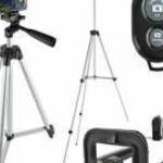 Tripod állvány bluetooth-os távirányítóval fotó