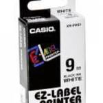 Feliratozógép szalag, 9 mm x 8 m, CASIO, fehér-fekete fotó