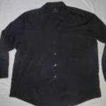 férfi fekete hosszú ujjú ing 3XL 48-s mb: 151 cm h: 82 cm C&A fotó
