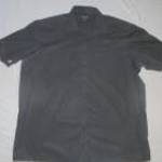 férfi fekete rövid ujjú ing 3XL 48-s mb: 152 cm h: 85 cm Bugelfrei fotó
