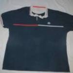 férfi kék hosszú rövid ujjú galléros póló 5XL mb: 150-172 cm h: 80 cm Thomas Jeans fotó