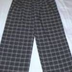fekete fehér kockás bő szárú nadrág S-s db: 65-75 cm Elenza h: 105 cm fotó