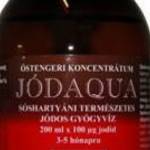 Jódaqua természetes jódos gyógyvíz 200 ml fotó