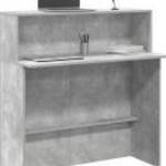 vidaXL recepciós pult betonszürke 100x50x103, 5 cm szerelt fa fotó