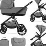 Lorelli Bianca multifunkciós babakocsi + adapter - Grey fotó