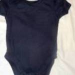 sötétkék rövid ujjú body 9 - 12 hó 74 - 80 cm George fotó