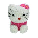 Rózsa cica, örök virág Hello Kitty - 42cm fotó