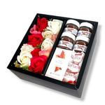 Boxenjoy - Voile d´ocre - eau de parfum - szappanrózsával, mini Nutellával és Raffaelloval fotó