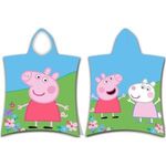 Poncsó Peppa malac, Peppa Pig 50 x 115 cm, új, pamut frottír fotó