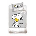 Ovis ágyneműhuzat Snoopy, 100 x 135 + 40 x 60 cm, pamut, új fotó
