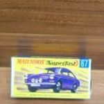 Matchbox Superfast #67 LS 67-A VOLKSWAGEN 1600 TL eredeti doboz, hiányos fotó