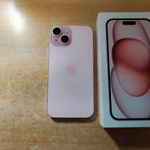 Apple iPhone 15 128GB Független Újszerű Pink Apple Garanciával ! fotó
