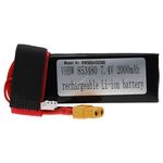 Helyettesítő modell / RC Akku 7.4V, Li-Polymer, 2000mAh, XT60 csatlakozó, 91mm x 36mm x 19mm fotó