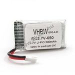 Helyettesítő akku Quadcopter 20C Li-Ion, 3.7V, 500mAh fotó