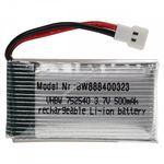 Helyettesítő modell / RC Akku 3.7V, Li-Po, 500mAh, XH2.54 csatlakozó fotó