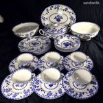 MESESZÉP MINTON PORCELÁN ÉTKÉSZLET LEVESES CSÉSZÉKKEL 6 SZEMÉLYRE X !!! fotó