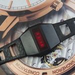 Ritkaság!Szép retro LED óra az 1970-1980-as évekből saját szíjjal fotó