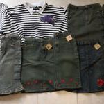 9 darabos modern márkás 134/140 cm LÁNY RUHACSOMAG fotó