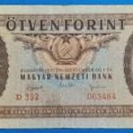 1951 -es 50 Forint Rákosi címeres bankó !!!! Ritka!!! F+ (L2990) fotó